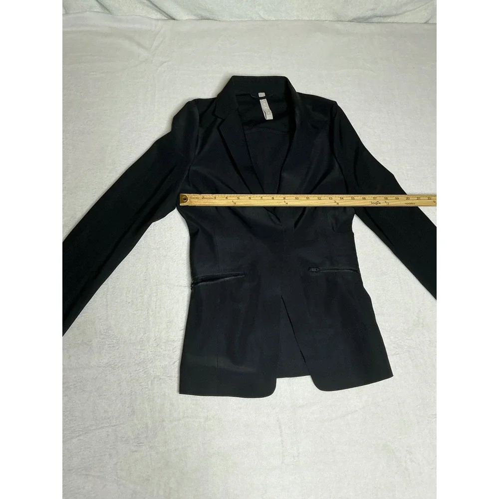 Athleta Women's Size 0 Interstellar Blazer Black Lightweight